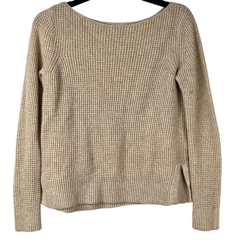 Gap Wide Neck Waffle Sweater XS